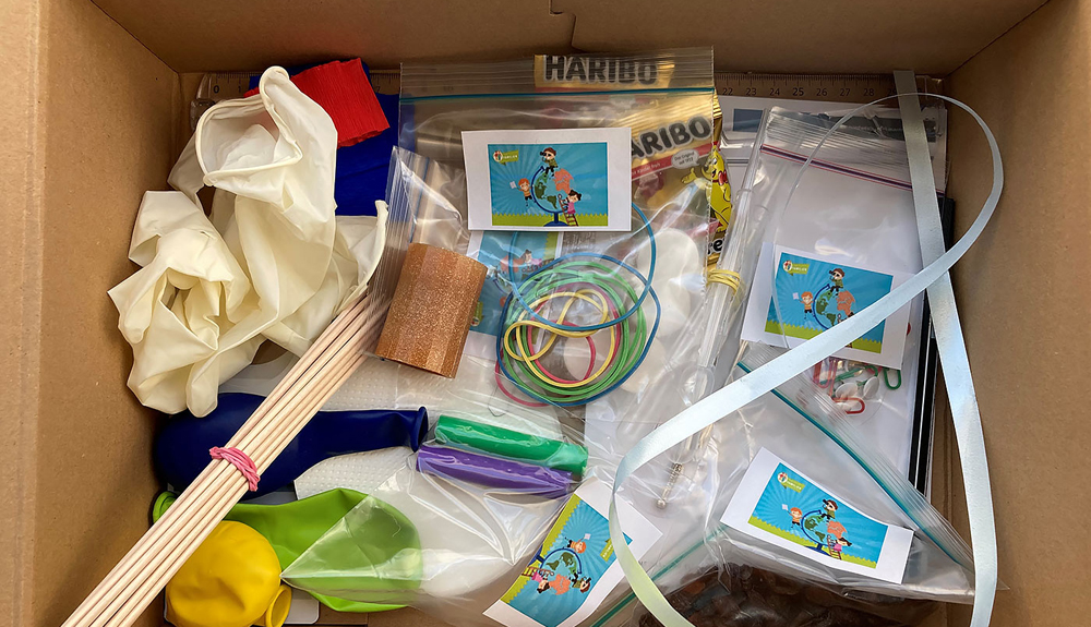Die "Entdeckerbox" ist mit allem ausgestattet, was die Kinder für Ihre Experimente brauchen Die "Entdeckerbox" ist mit allem ausgestattet, was die Kinder für Ihre Experimente brauchen